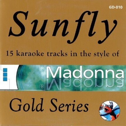 Sunfly Karaoke Gold - Madonna CD+G - Playbacks - GD-010