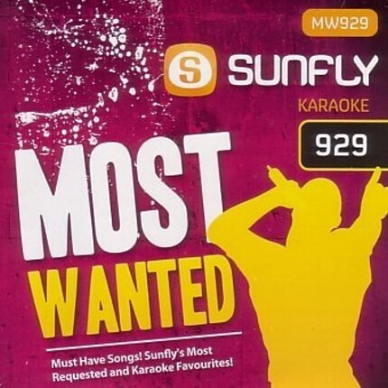 Sunfly Karaoke Most Wanted Volume 929 - Playbacks CD+G