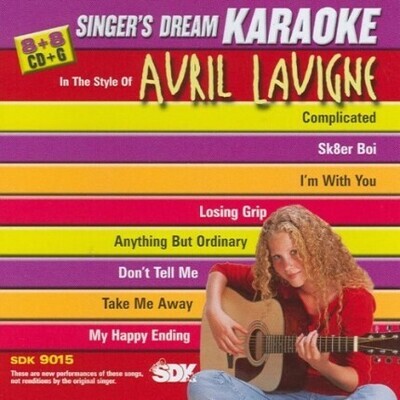 Avril Lavigne - Karaoke Playbacks - CD+G – SDK 9015 (Bulk-Angebot)