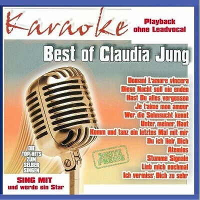 Best of Claudia Jung - Playbacks mit Textheft