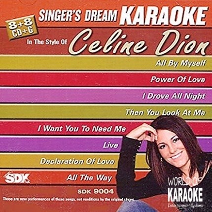 Best of Celine Dion 1 - Karaoke Playbacks - SDK 9004 - Juwelausgabe