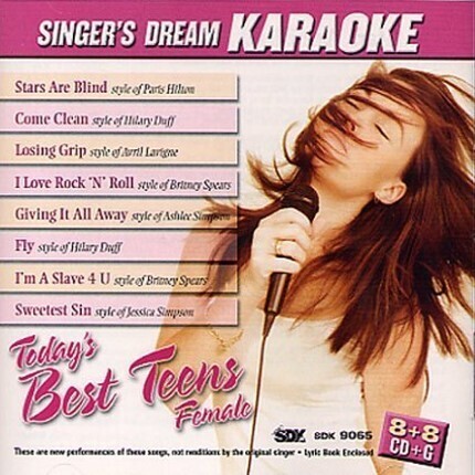 Today's Best Teens Female - Karaoke Playback CDG - SDK 9065 - Voll