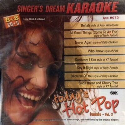 Today´s Hot Pop Female Volume 2 – Karaoke Playbacks (B-Ware)