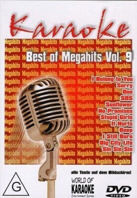 Best Of Megahits Vol. 9 - Karaoke Playbacks - DVD