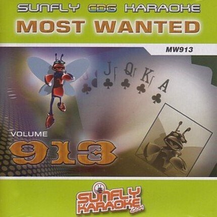 Sunfly Karaoke Most Wanted Volume 913 - CD+G Playbacks - Rarität