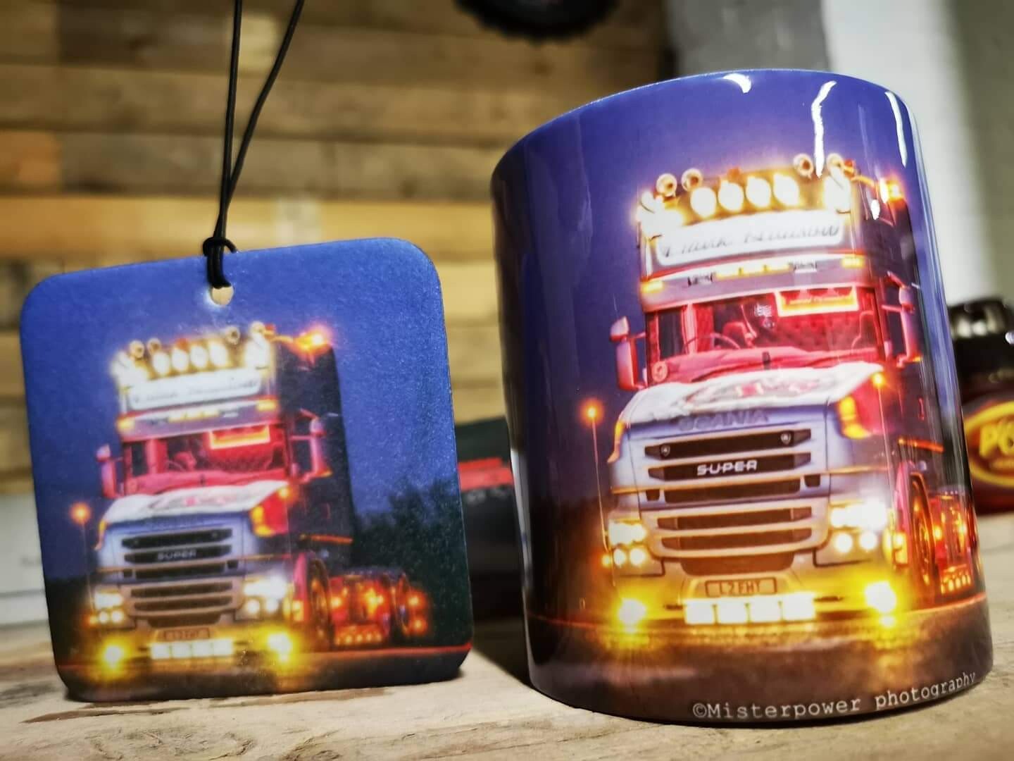 PERSONALISED CUP AND AIR FRESHENER