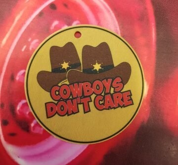 COWBOYS DONT CARE HANGING AIR FRESHENER