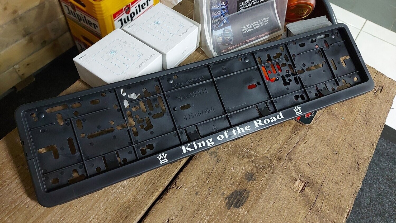 KING OF THE ROAD NUMBER PLATE