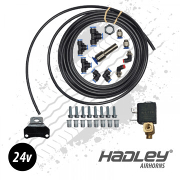 Hadley air horn fitting kit 24v