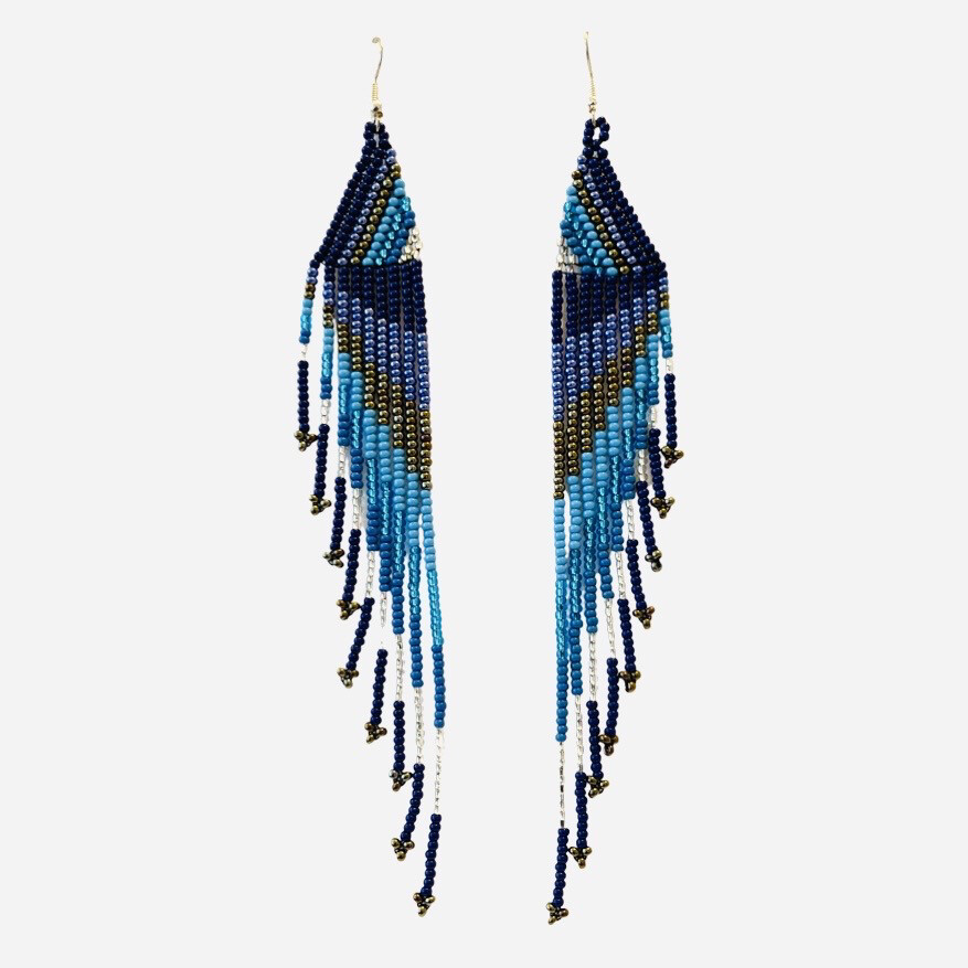 Boucles d’oreille plume
