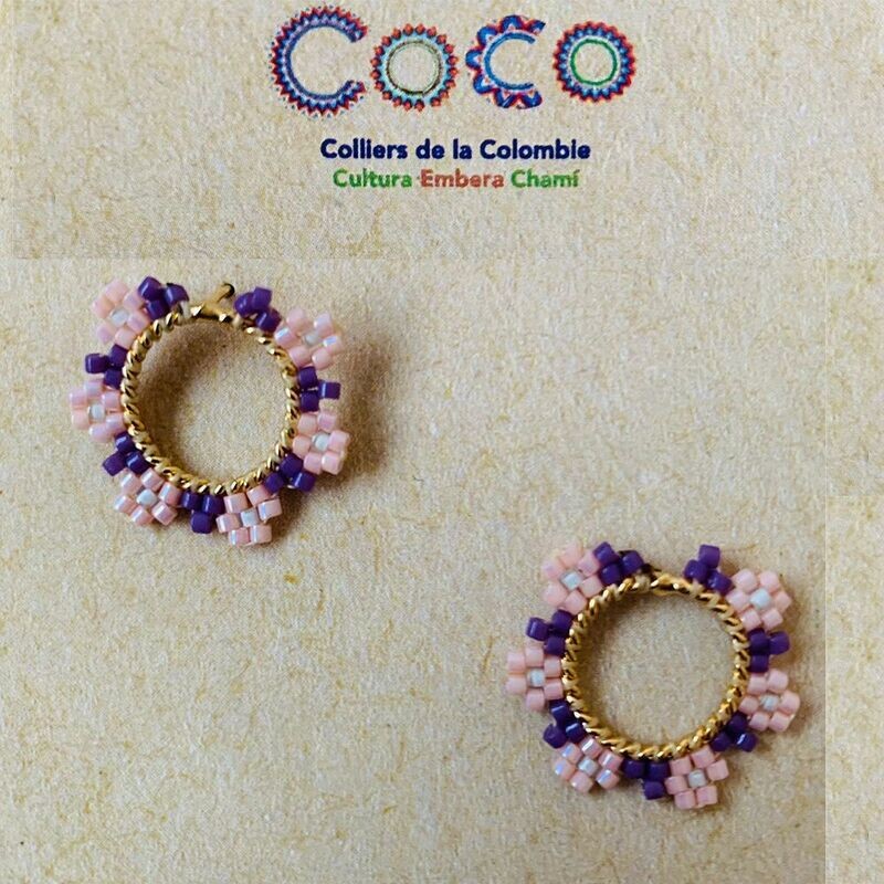 Boucles d'oreille Petites Fleurs
