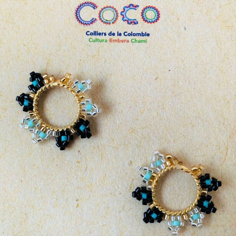 Boucles d'oreille Petites Fleurs