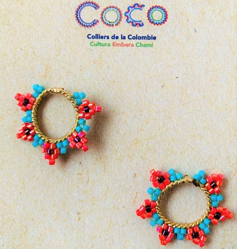 Boucles d'oreille Petites Fleurs