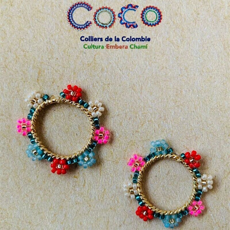 Boucles d'oreille Petites Fleurs
