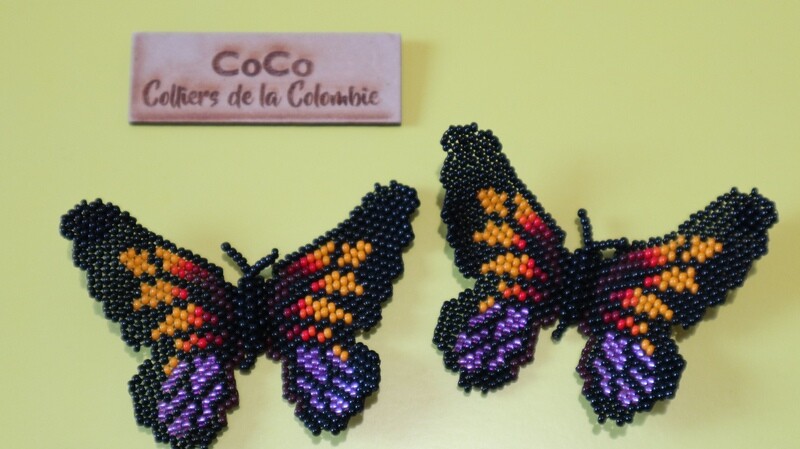 Boucles d'oreille papillon