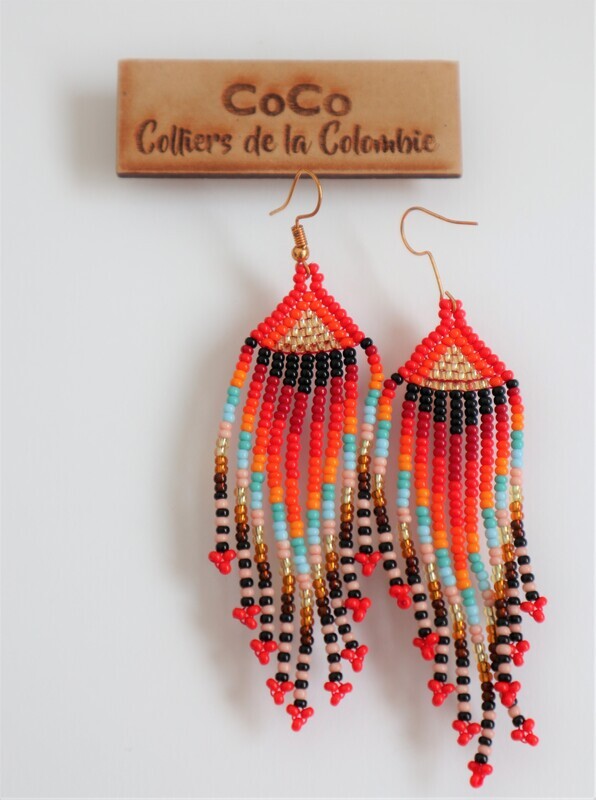 Boucles d'oreille de pluie