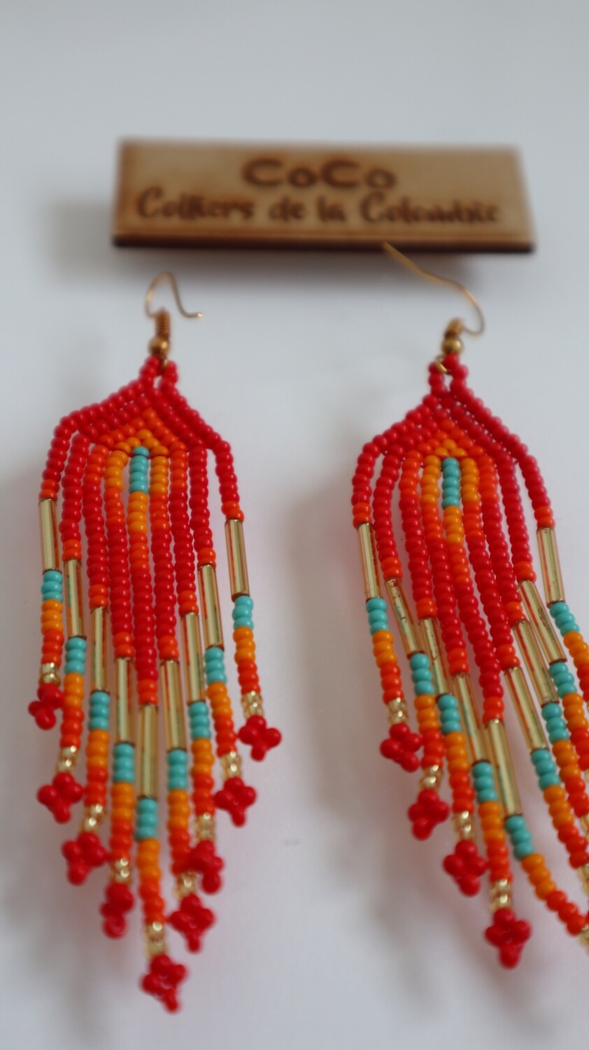 Boucles d'oreille de pluie