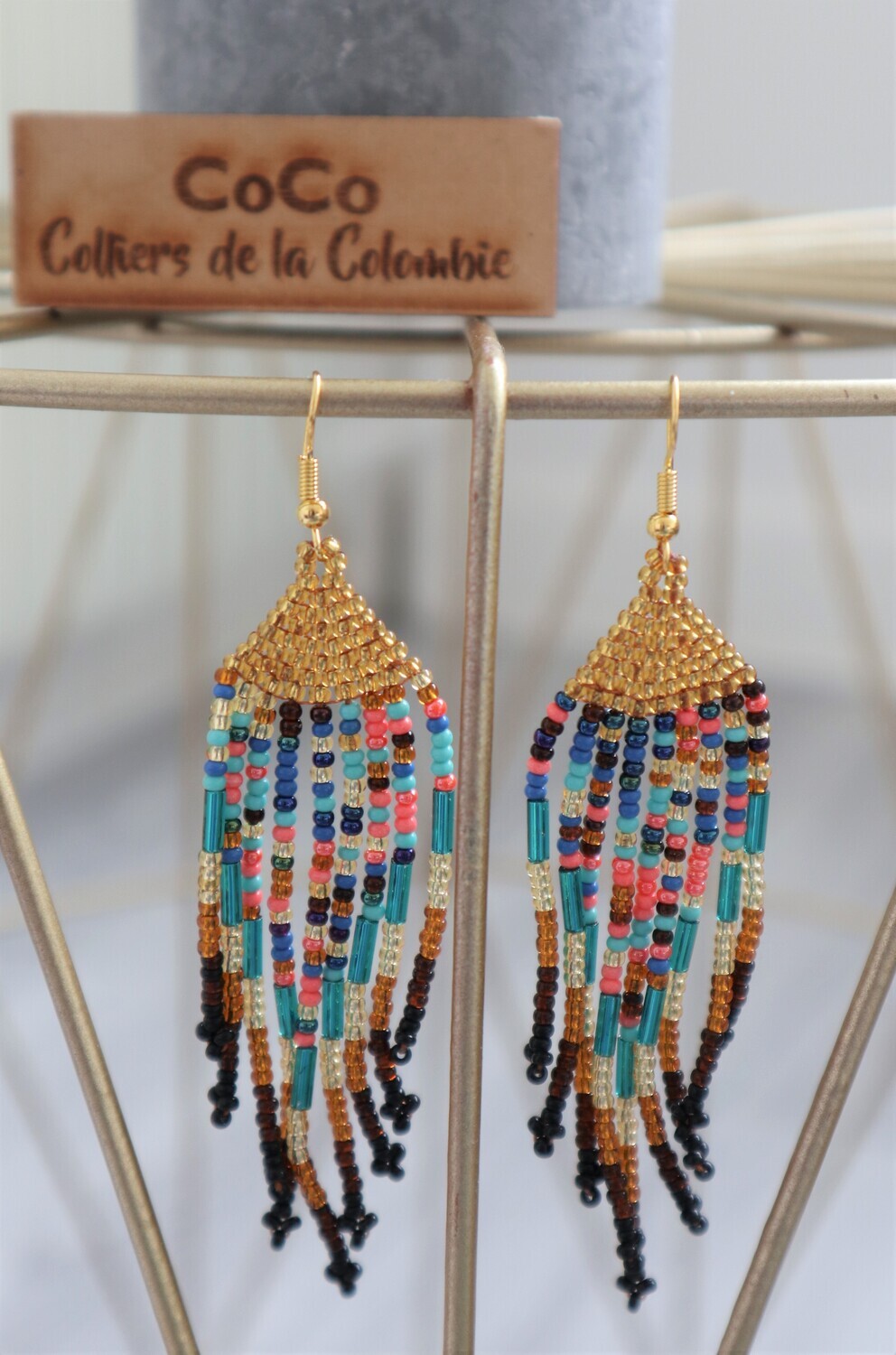 Boucles d'oreille de pluie