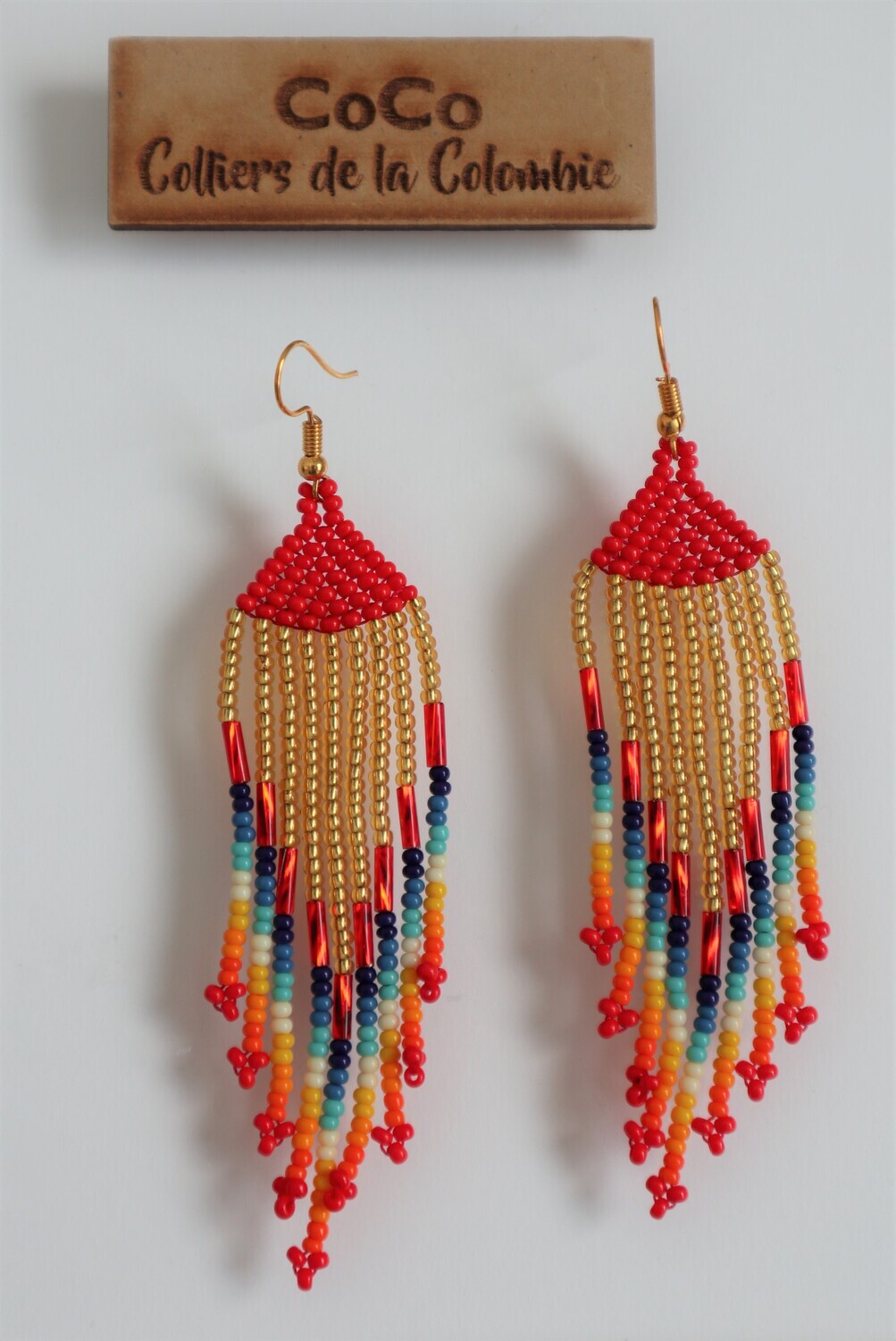Boucles d'oreille de pluie