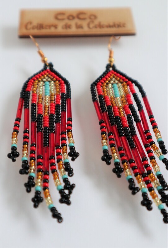 Boucles d'oreille de pluie