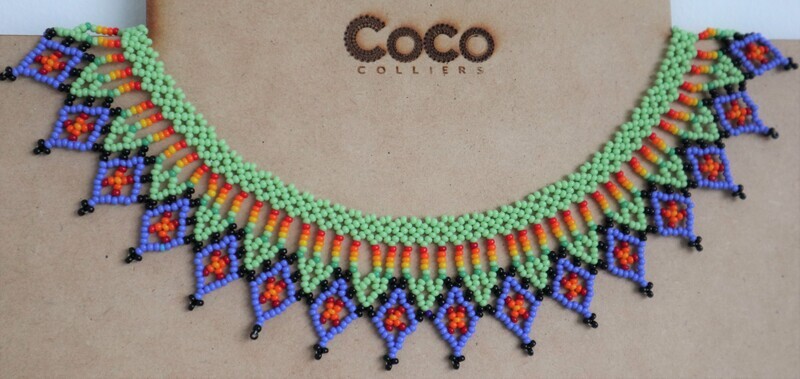 Collier multicolore