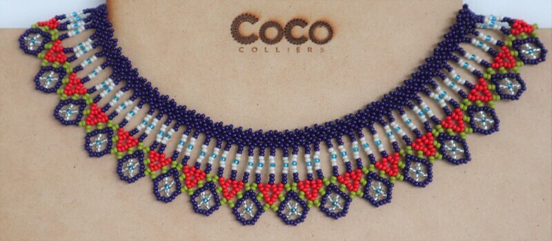 Collier multicolore