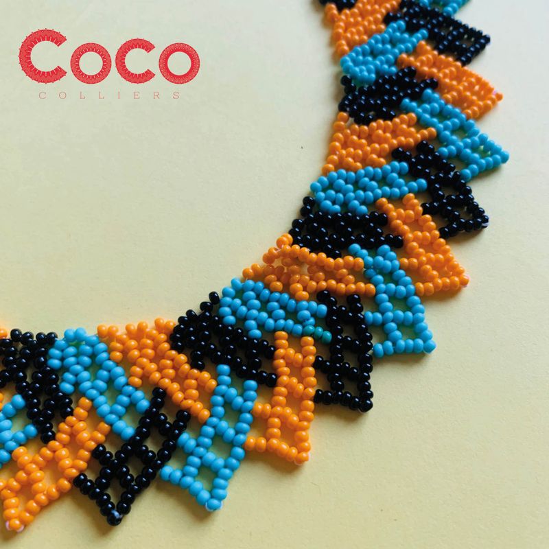 Collier couronne pics