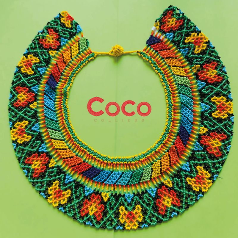 Maxi Collier couronne droite papillon