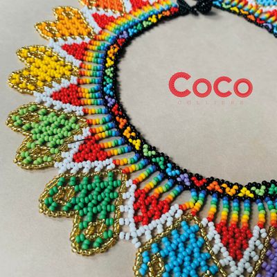 Collier couronne corazones