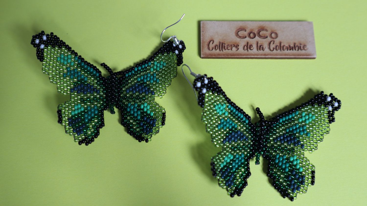 Boucles d'oreille Papillons