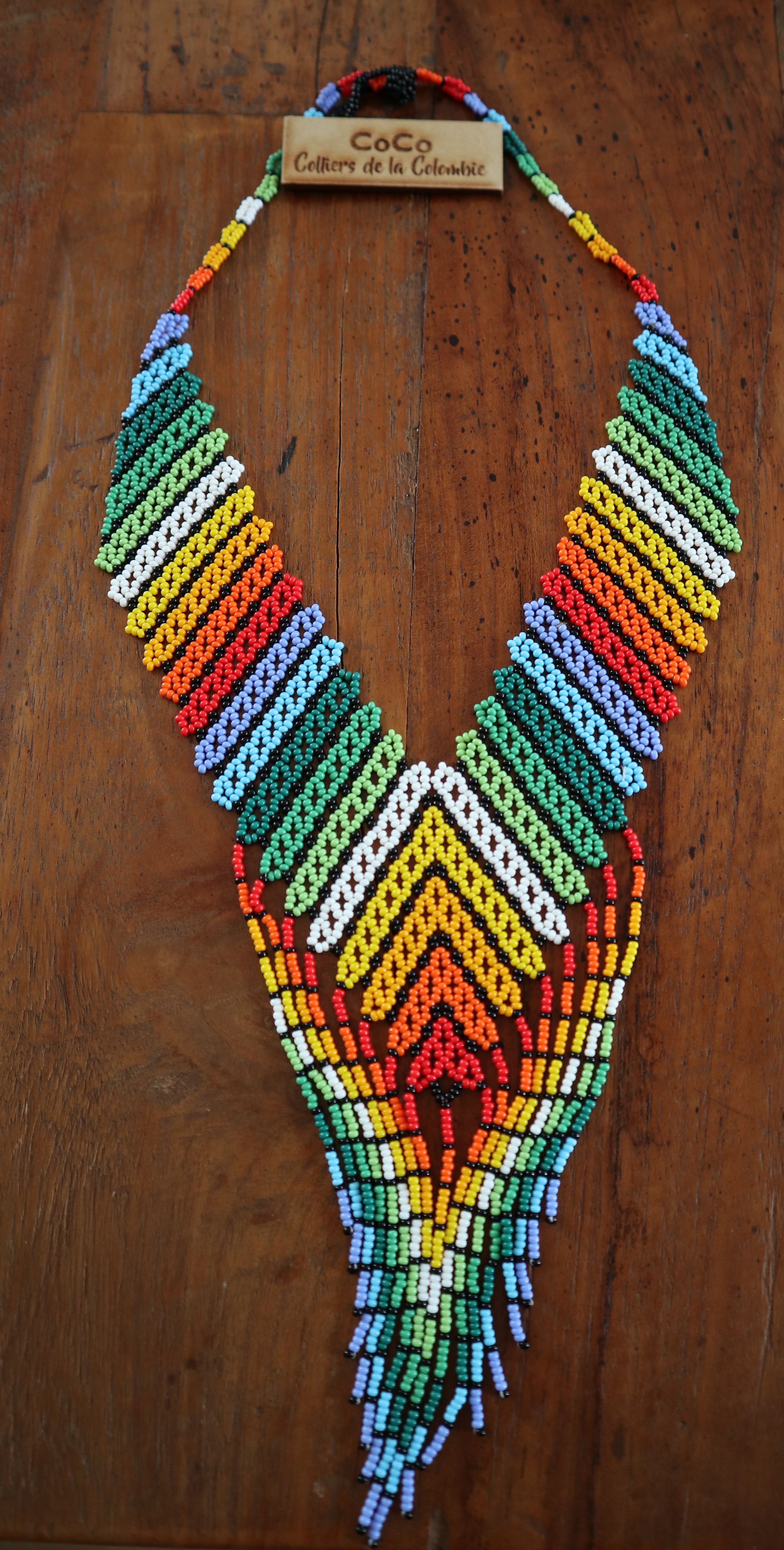 Collier Losange cœur