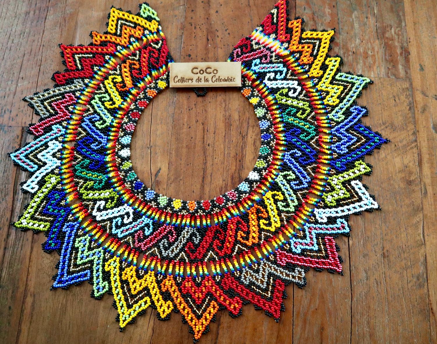 Maxi Collier Couronne colorée