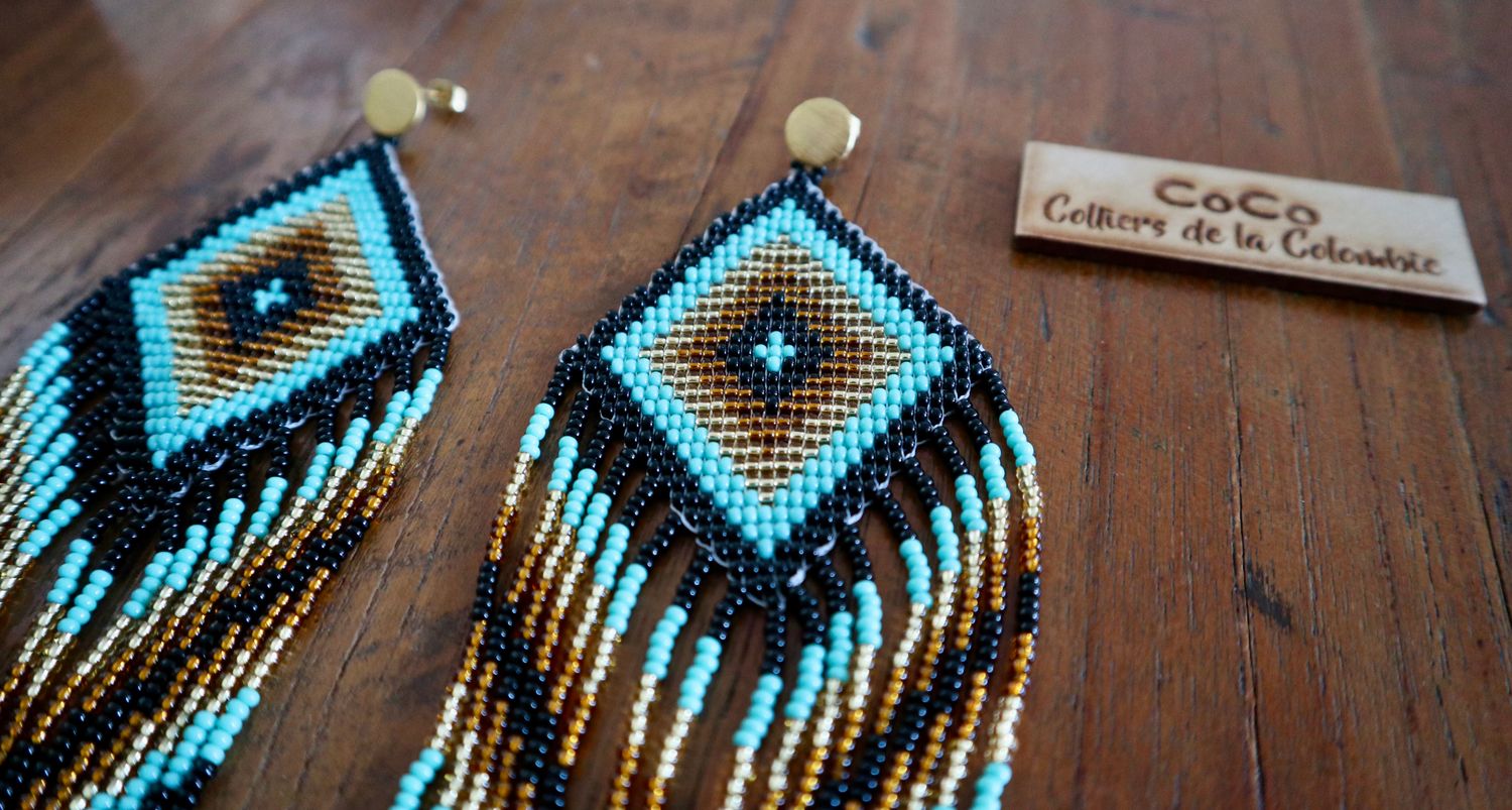 Maxi boucles d’oreille de pluie
