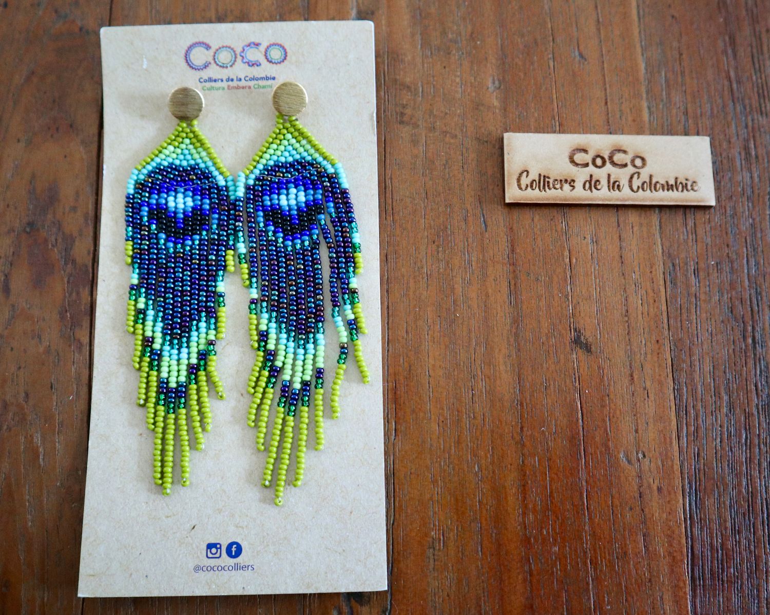 Boucles d’oreille de pluie