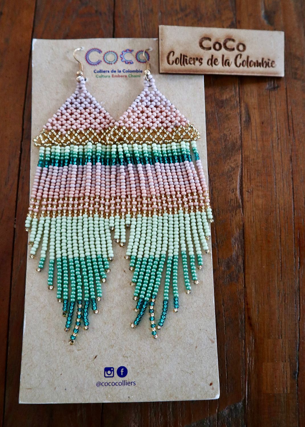 Maxi Boucles d’oreille de pluie