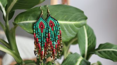 Boucles d'oreille pluie