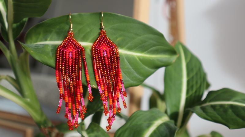 Boucles d'oreille pluie