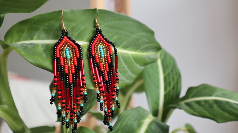 Boucles d'oreille pluie