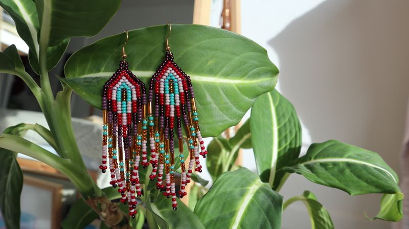 Boucles d'oreille pluie