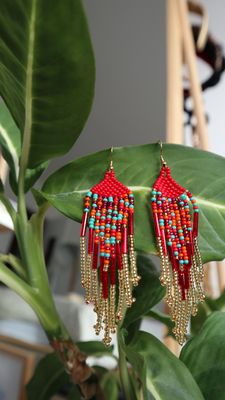 Boucles d'oreille pluie