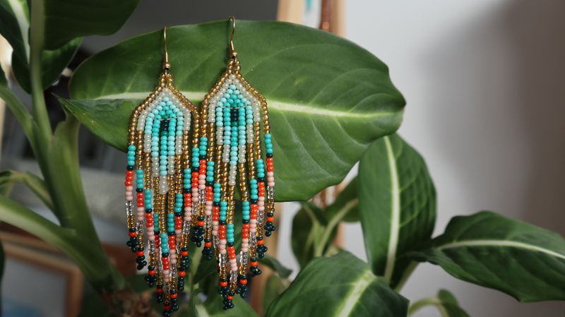 Boucles d'oreille pluie