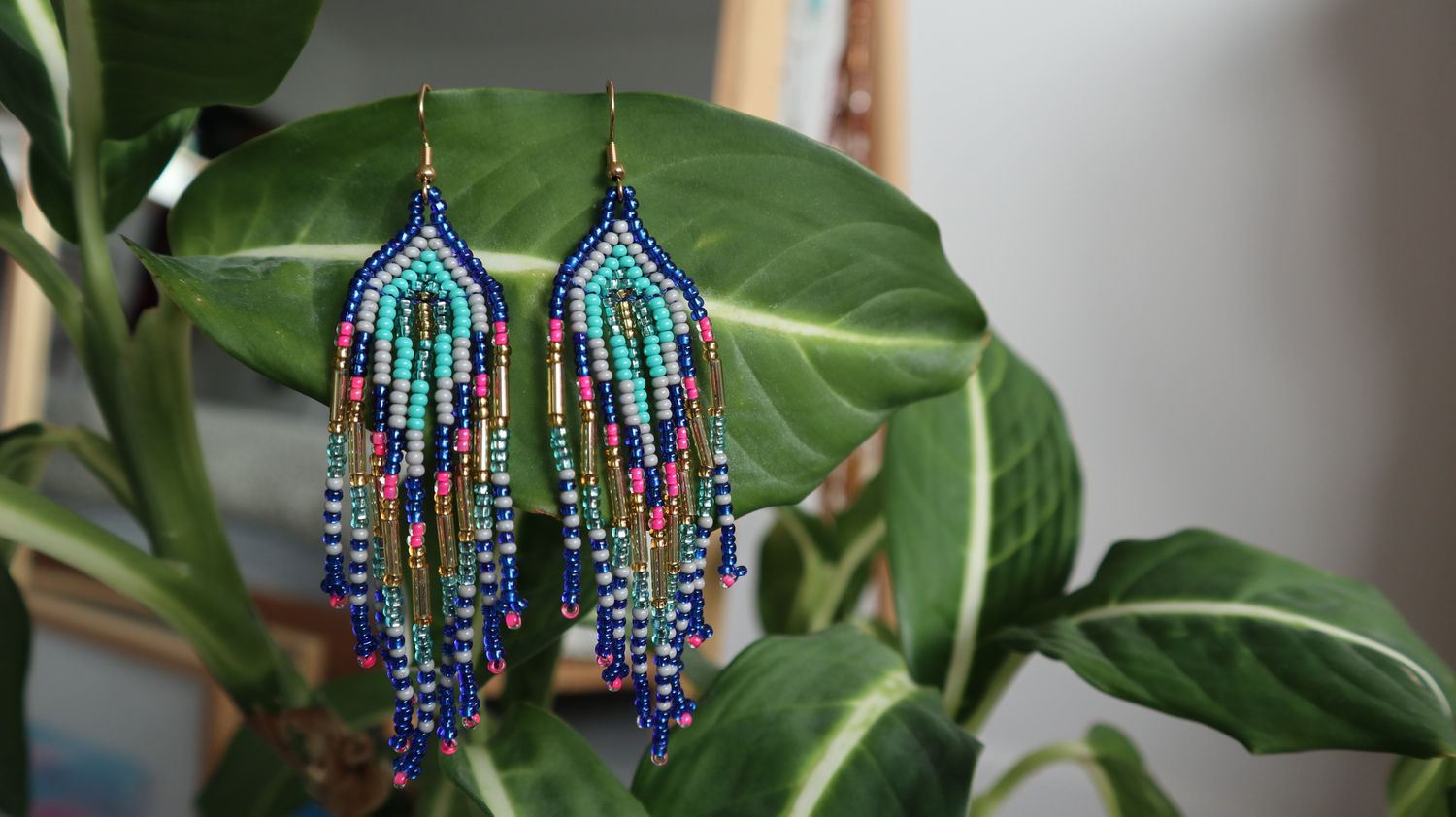 Boucles d'oreille pluie