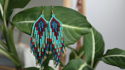Boucles d'oreille pluie
