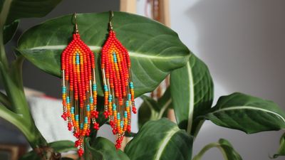 Boucles d'oreille pluie