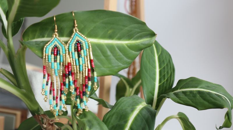 Boucles d'oreille pluie