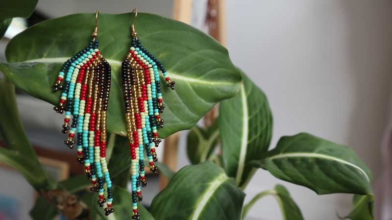 Boucles d'oreille pluie