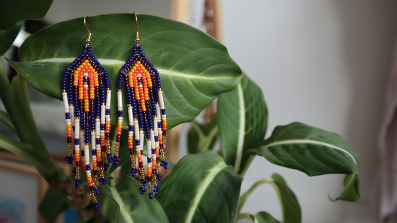 Boucles d'oreille pluie