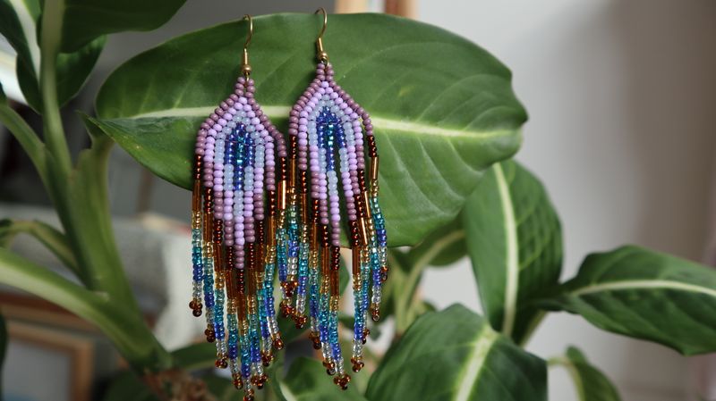Boucles d'oreille pluie