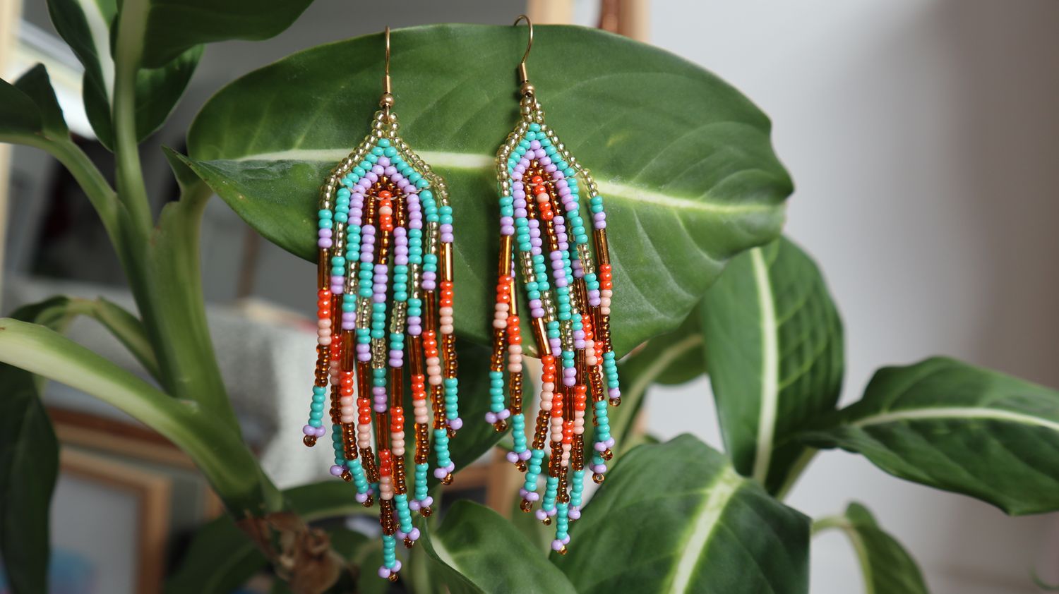 Boucles d'oreille pluie