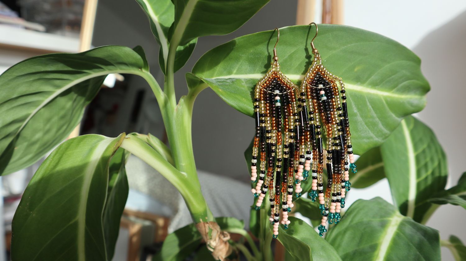 Boucles d'oreille pluie